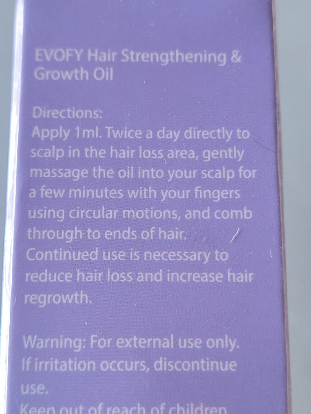 TWO (2) EVOFY Oil Hair Growth Strengthening - Picture 9 of 13